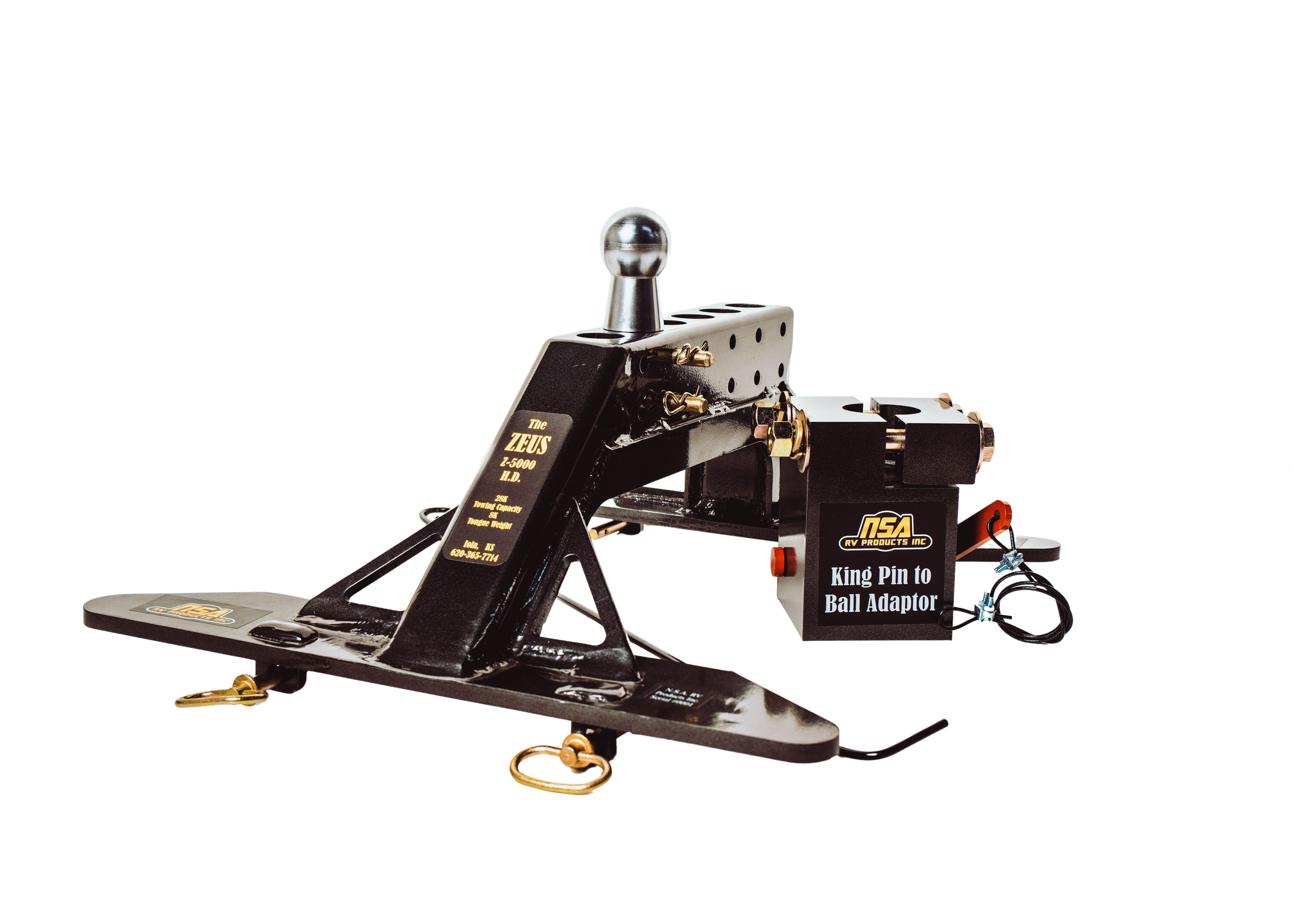 The ZEUS #Z-5000 HD Bed Rail mount 28K Towing Capacity